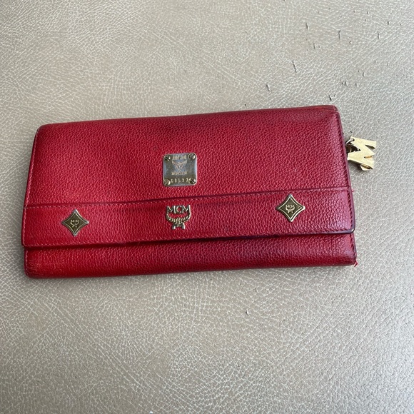 MCM Handbags - Authentic MCM Long Wallet with MCM charms